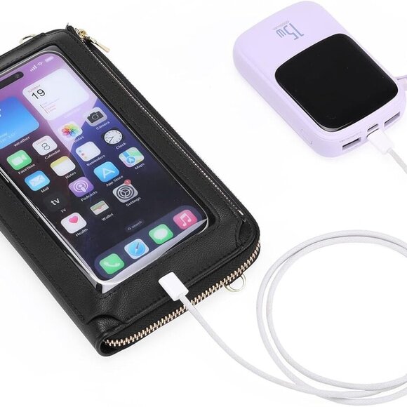 Phone Purse Crossbody Bags for Women Small Travel Wallet Touch Screen RFID Block - Picture 4 of 7